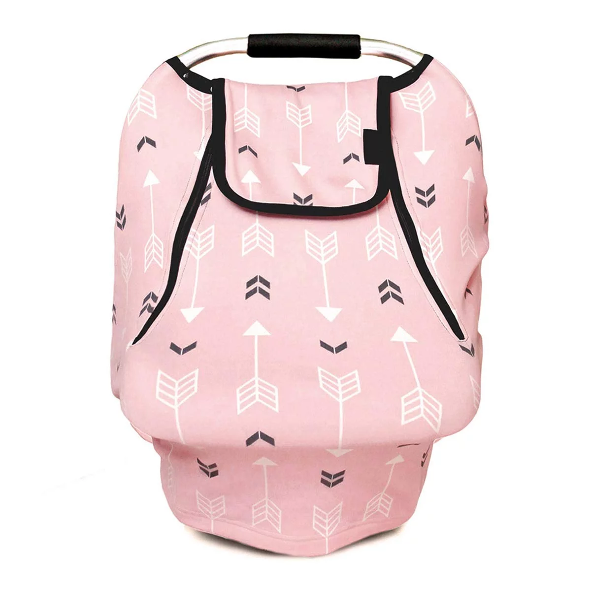 Stretchy Baby Car Seat Cover, Infant Car Canopy for Spring Summer Autumn Winter,
