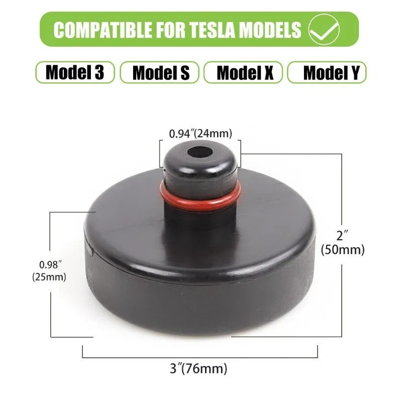 Thumbnail: Car Rubber Jack Pad Adapter Repair Tool Frame Protector Lifting Wear-resistant S