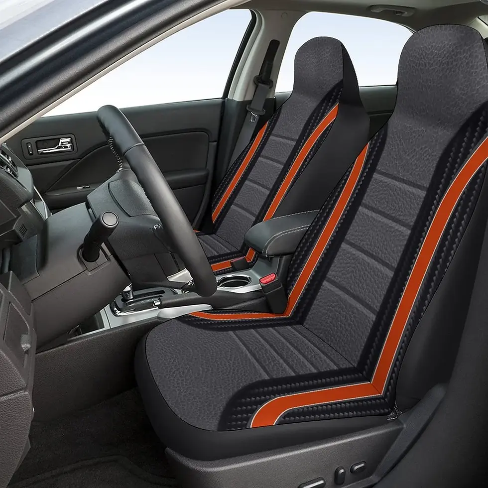 Thumbnail: Car Seat Cover Full Set Universal Polyester Seat Cover Protection Front Seat Cus