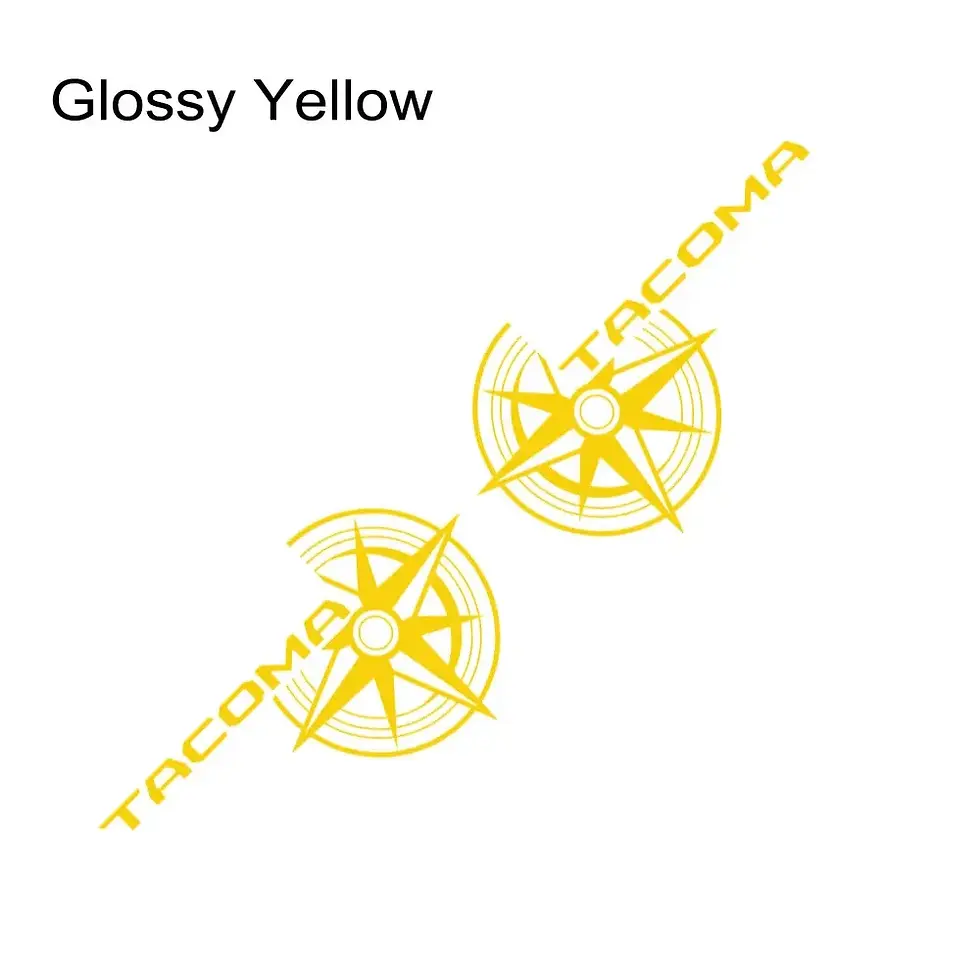 Thumbnail: Pickup Trunk Bed Side Stickers For Toyota Tacoma TRD Truck Graphics Compass Deco