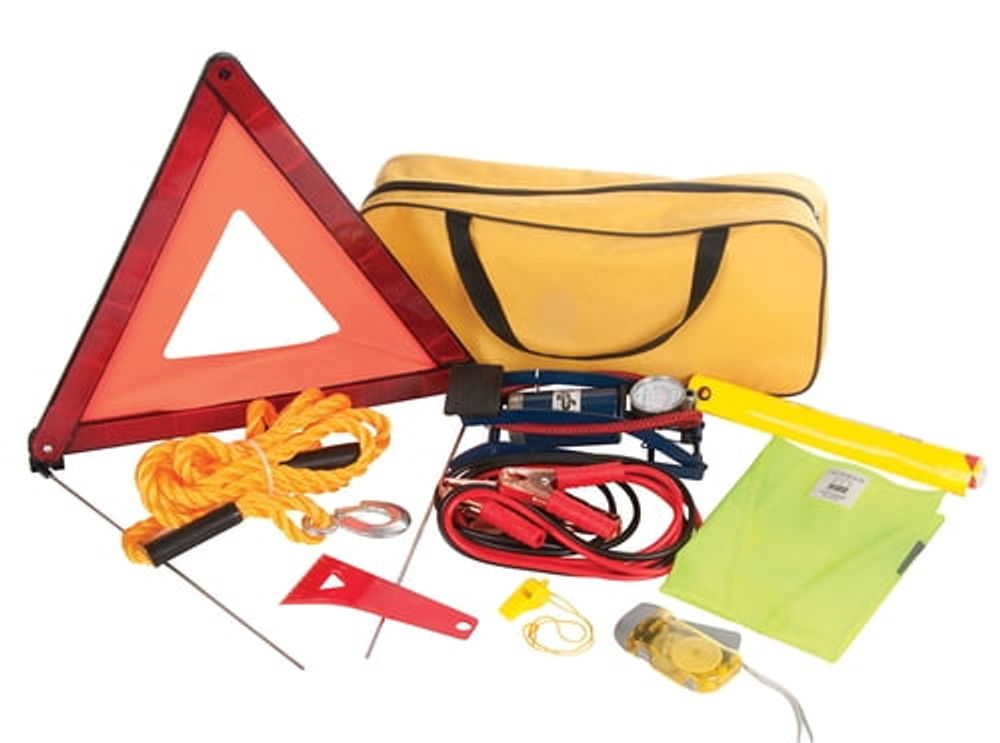 Silverline Car Emergency Kit 9pce