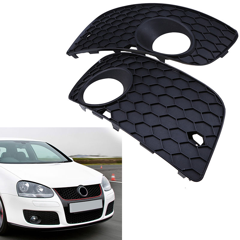 Thumbnail: POSSBAY Car Front Bumper Lower Grill Grilles Fog Lights Cover for VW Golf MK5 GT
