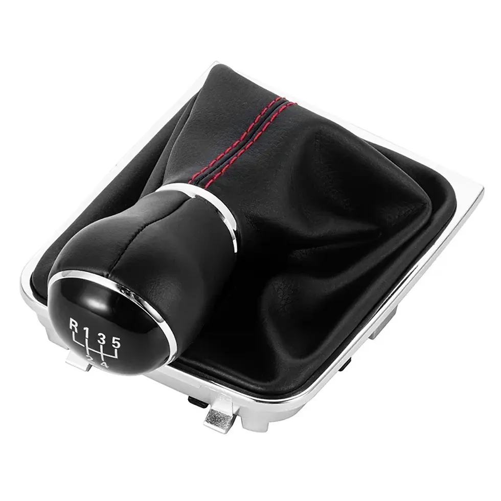 Thumbnail: Leather Gear Shift Knob For Volkswagen VW Golf 7 MK7 2013-2018 Lever Dust Boot C