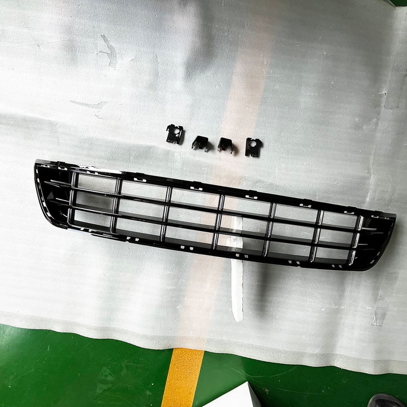 Glossy Black Front Bumper Middle Lower Grille Cover for V-W Passat CC Rline 2013