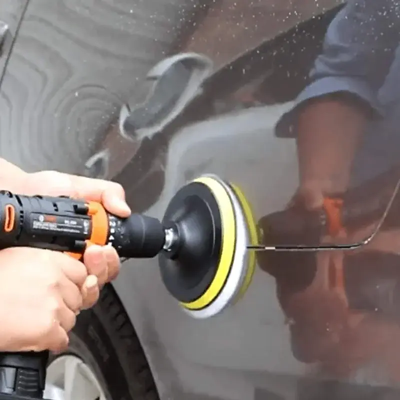 Thumbnail: 5/1PCS Polishing Kit Car Polishing Pad Waxing Sponge Discs Soft Wool Wheel Auto