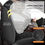 Thumbnail: JIAMAOXIN Full Set Car Seat Covers, 5 Seats Fuax Leather Covers Protector f..