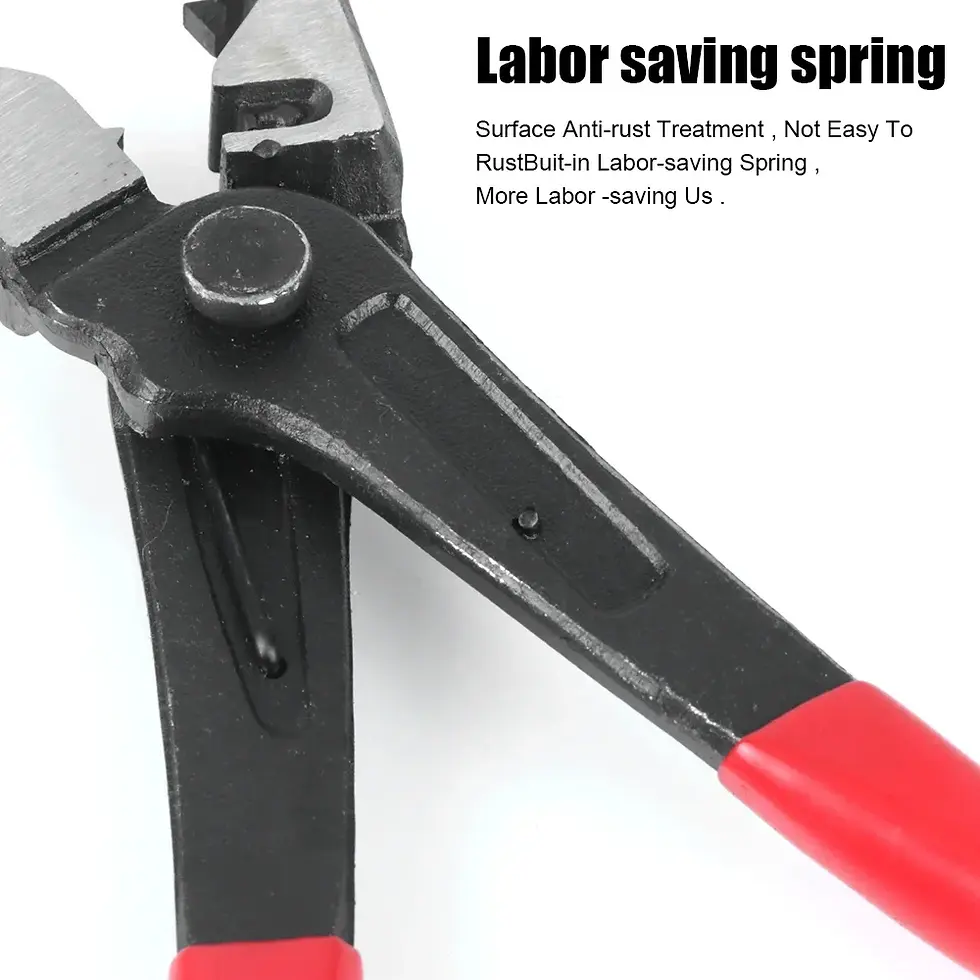 Thumbnail: Car Oil Hose Crimping Plier Repair Tools Calliper Vise Pipe Clamp Collar Clip Au