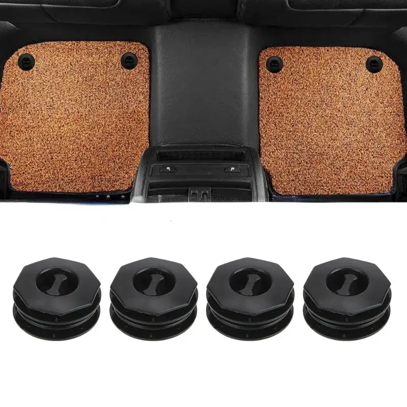 Thumbnail: 8Pcs Car Floor Mat Clips Fastener Buckles Holders Carpet Clip Sleeves Retention