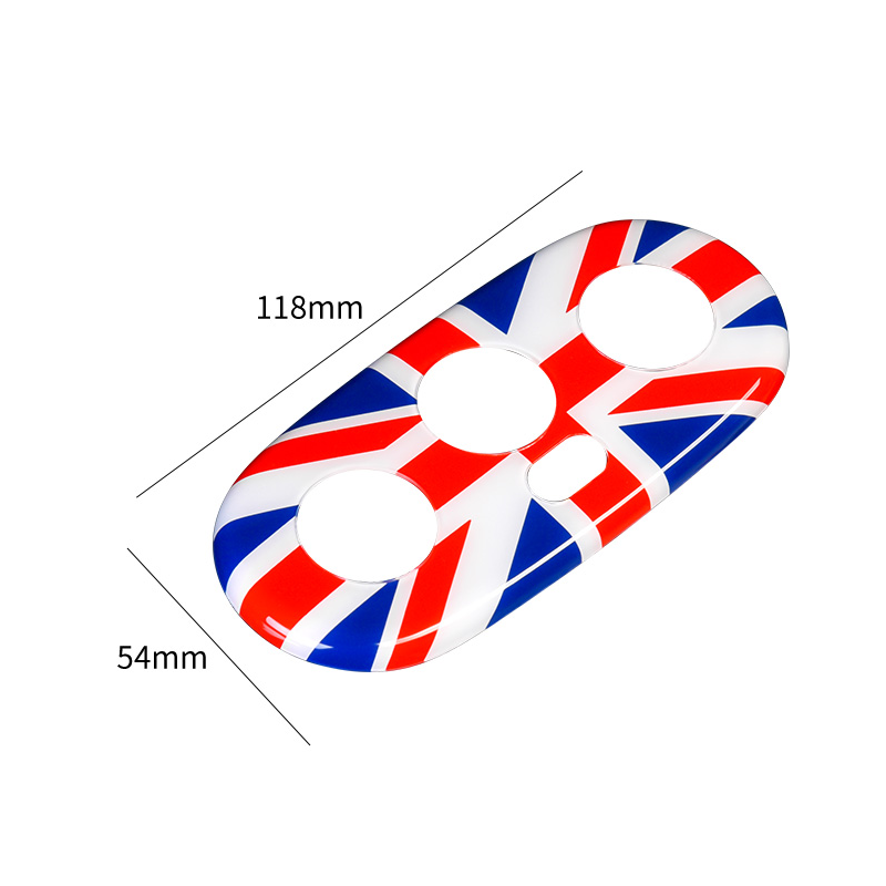 Thumbnail: Car Rearview Mirror Adjustment Panel Decorative Stickers Cover Styling Accessori