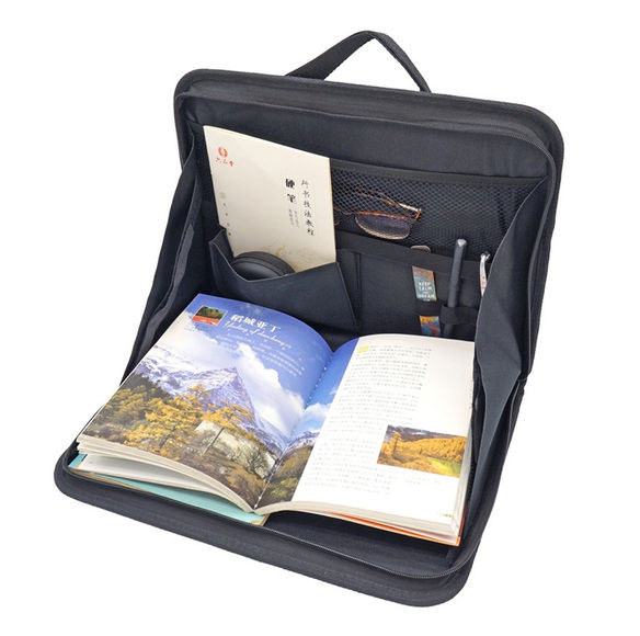 35x30.5x3.5cm Car Oxford Cloth Folding Computer Desk Bag Car Laptop Bag Car Seat