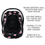 Thumbnail: Car Seat Cover, Winter Carseat, Canopy Car Seat Cover Baby Girls, Floral Rose