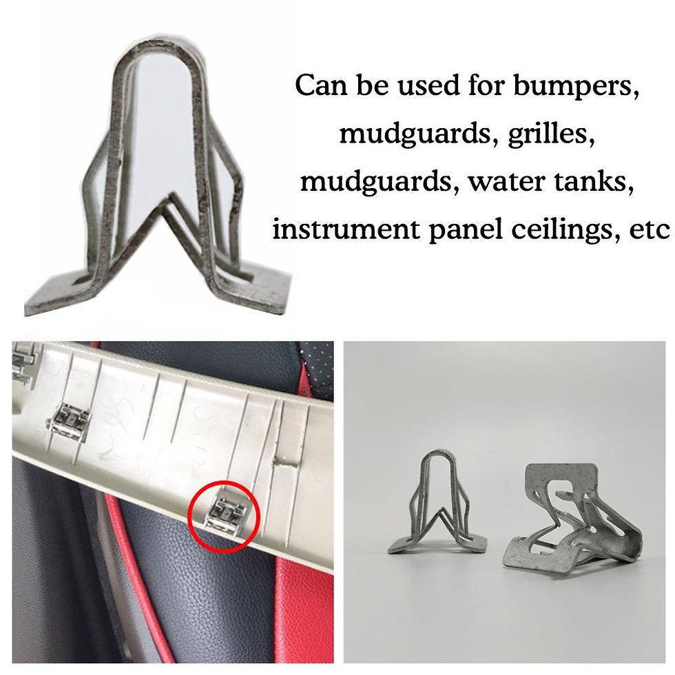 Thumbnail: 15Pcs Universal Car Fastener Car Dashboard DVD Interior Trim Plate Fixed Iron Cl