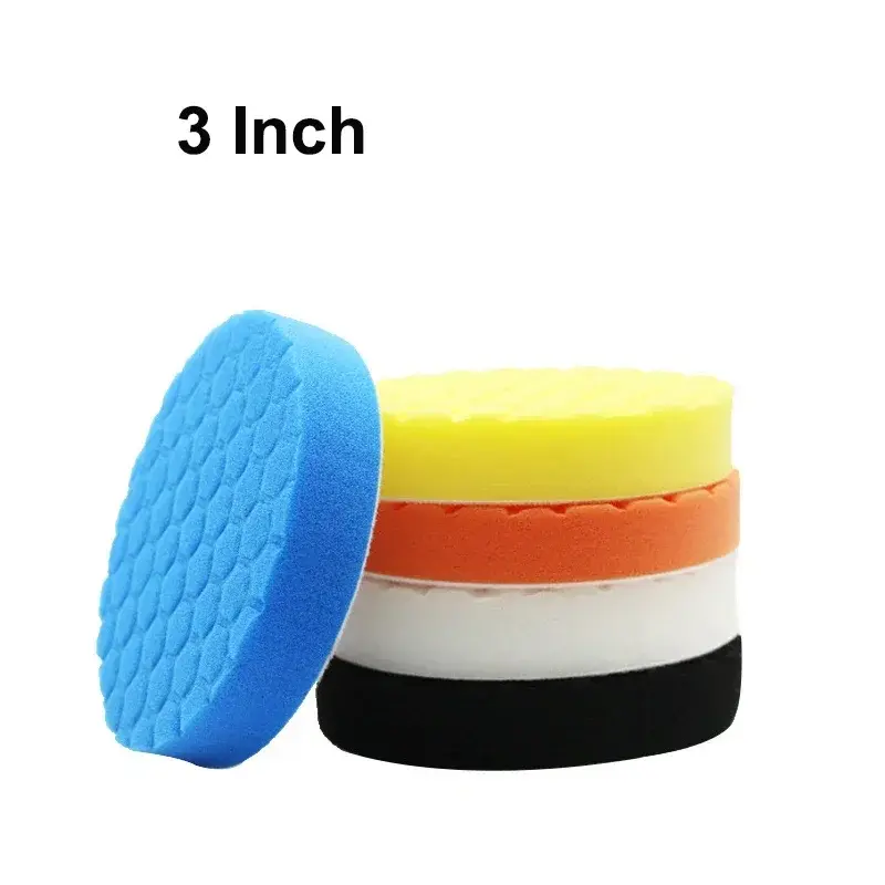 Thumbnail: 5 Pack 3/4/5/6/7 Inch Compound Buffing Polishing Pads Cutting Sponge Pads Kit fo