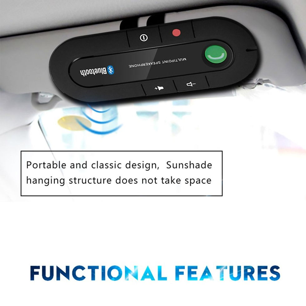 Thumbnail: USB Bluetooth Handsfree Car Kit Wireless Bluetooth Speaker Phone MP3 Music Playe
