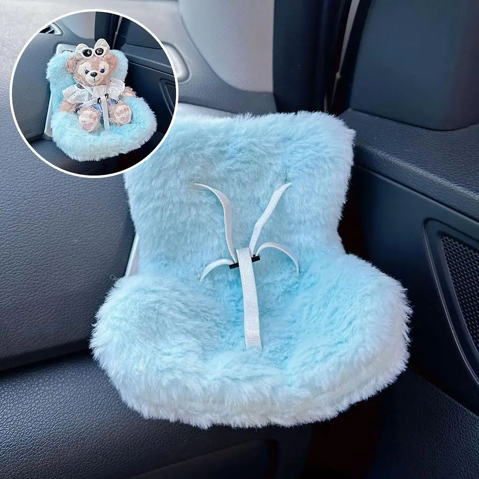 Thumbnail: Cute Doll Car Safety Seat Car Air Outlet Decoration for 17cm labubu Car Interior