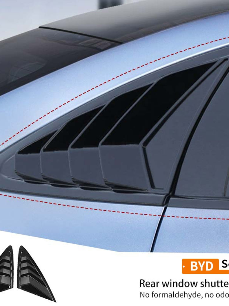 Car Rear Window Louvers Scratch Wear-resistant Triangle Blinds Modified Protecti