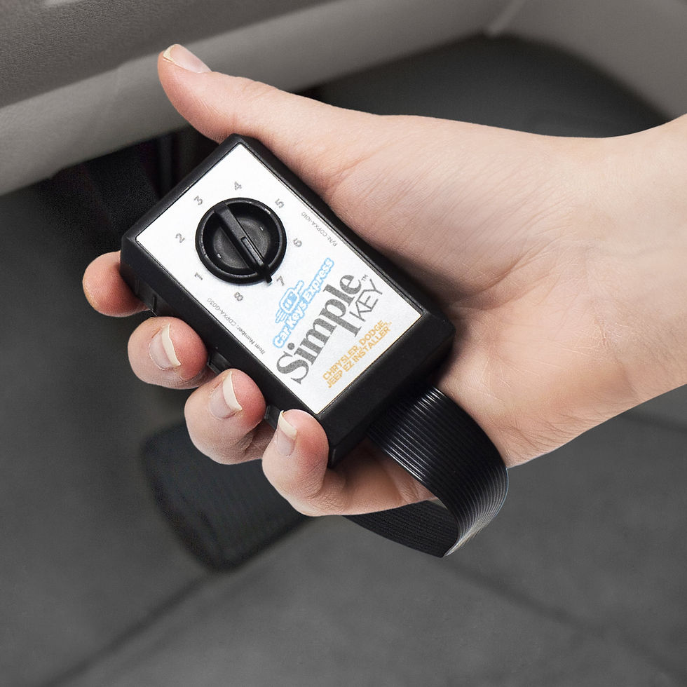 Thumbnail: Car Keys Express Chrysler, Dodge and Jeep Simple Key 3 Button Fobik Car K..