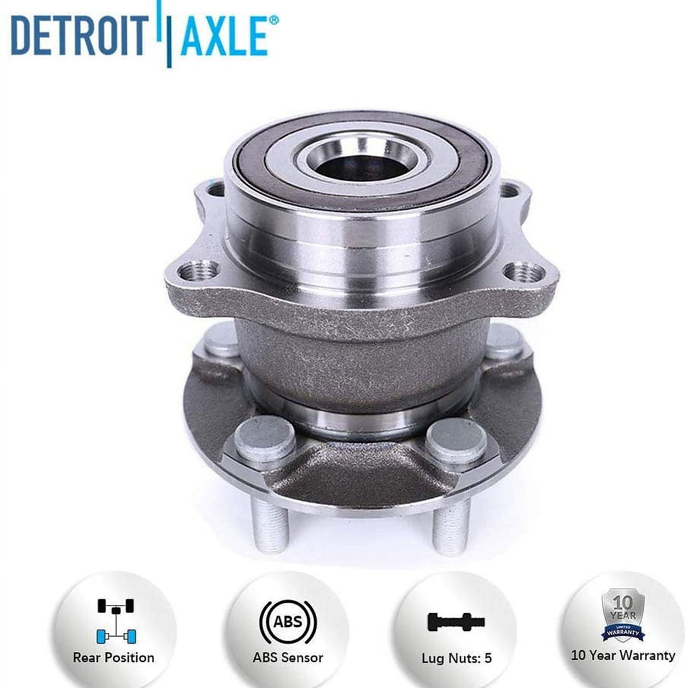 Thumbnail: Detroit Axle - Rear Wheel Bearing Hubs for Subaru Outback Forester Impreza ..