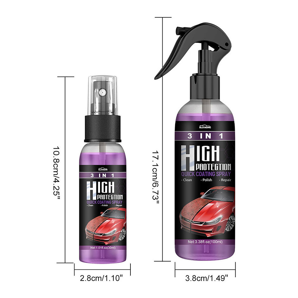 Thumbnail: 3 in 1 High Protection Quick Ceramic Coating Nano Spray Car Coating Wax Polishin
