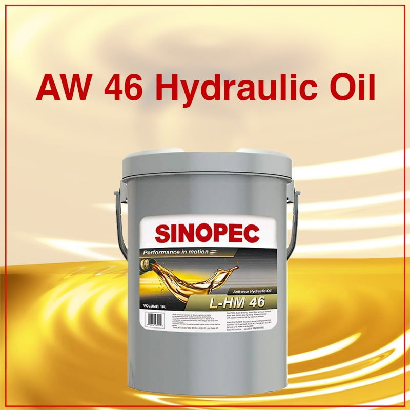 Thumbnail: AW 46 Premium Anti-wear Hydraulic Oil Fluid - 5 Gallon Pail (18L - 4.75 gal..