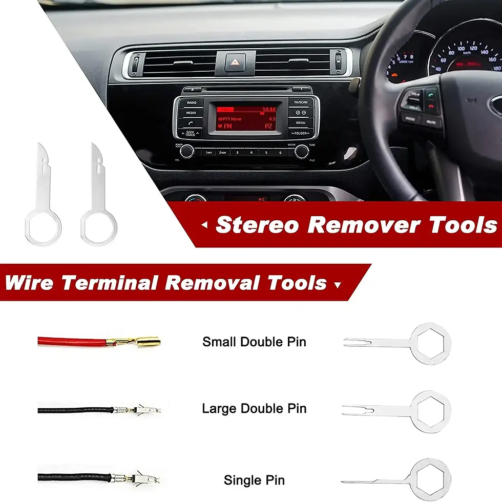 Thumbnail: 38pcs Hand Tool Set Pry Disassembly Tool Interior Door Clip Panel Trim Dashboard