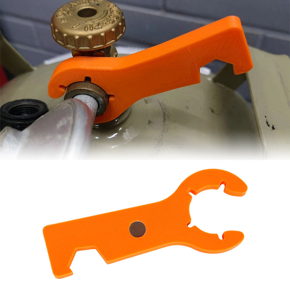 Thumbnail: 1Pc Caravan RV Gas Bottle Wrench 2in1 Magnet Gas Wrench Tools RV Camping Motorho
