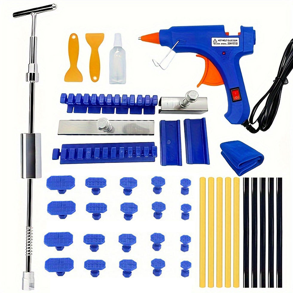 Thumbnail: Car Dent Repair T-bar Slide Hammer Reverse Suction Cup Tools Kit Auto Body Paint