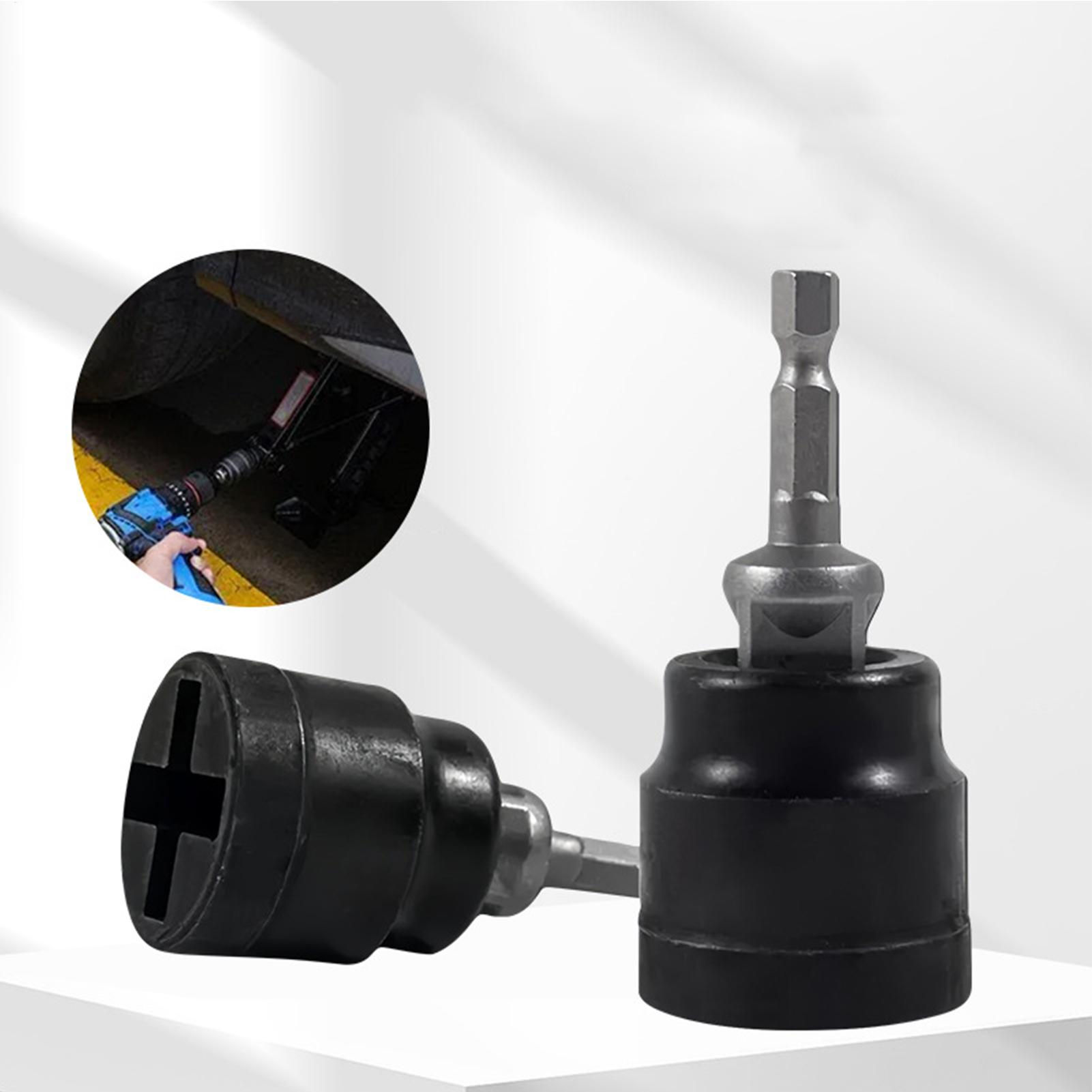 Heavy Duty Car Jack Socket Drill Adapter Electric Tire Removal Socket Car Vehicl