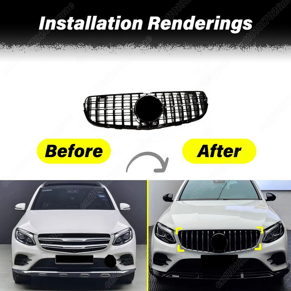Thumbnail: For Mercedes-Benz GLC Class X253 2015 2016 2017 2018 2019 Automobile Front Bumpe