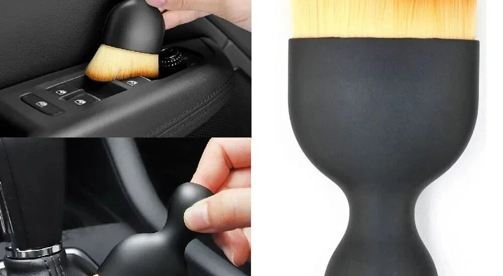 1/2PC Car Air Conditioner Cleaning Brush Car Air Outlet Crevice Dust Removal Bru