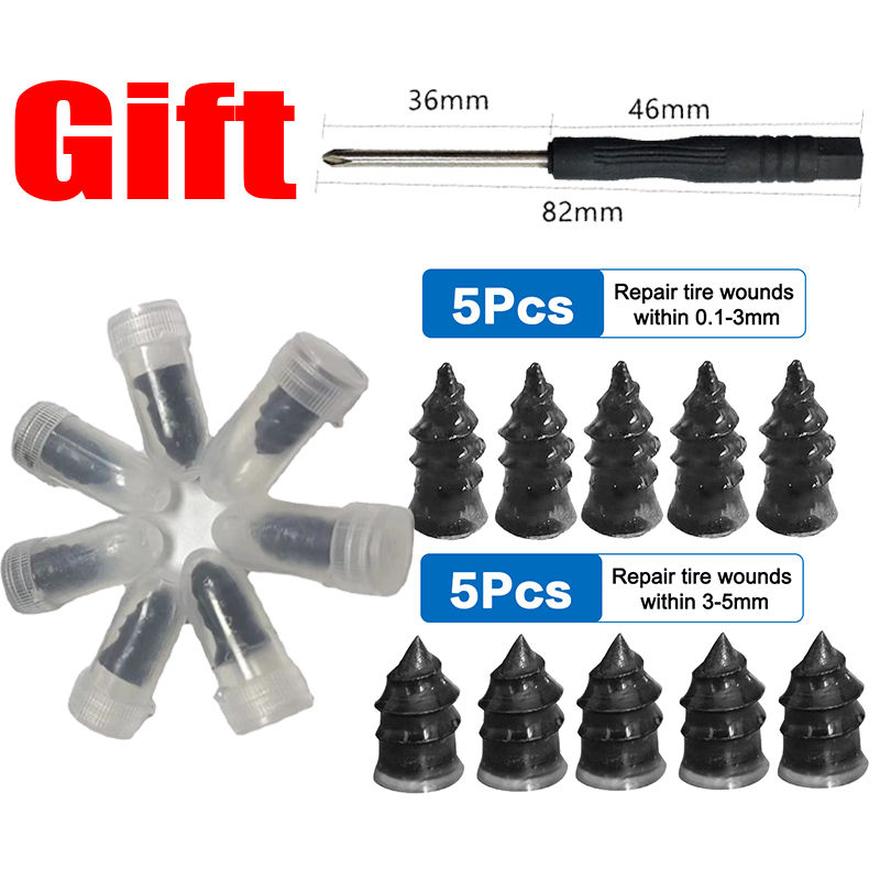 Thumbnail: 10/30Pcs Car Motorcycle Vacuum Tyre Repair Nails Truck Scooter Bike Tire Punctur