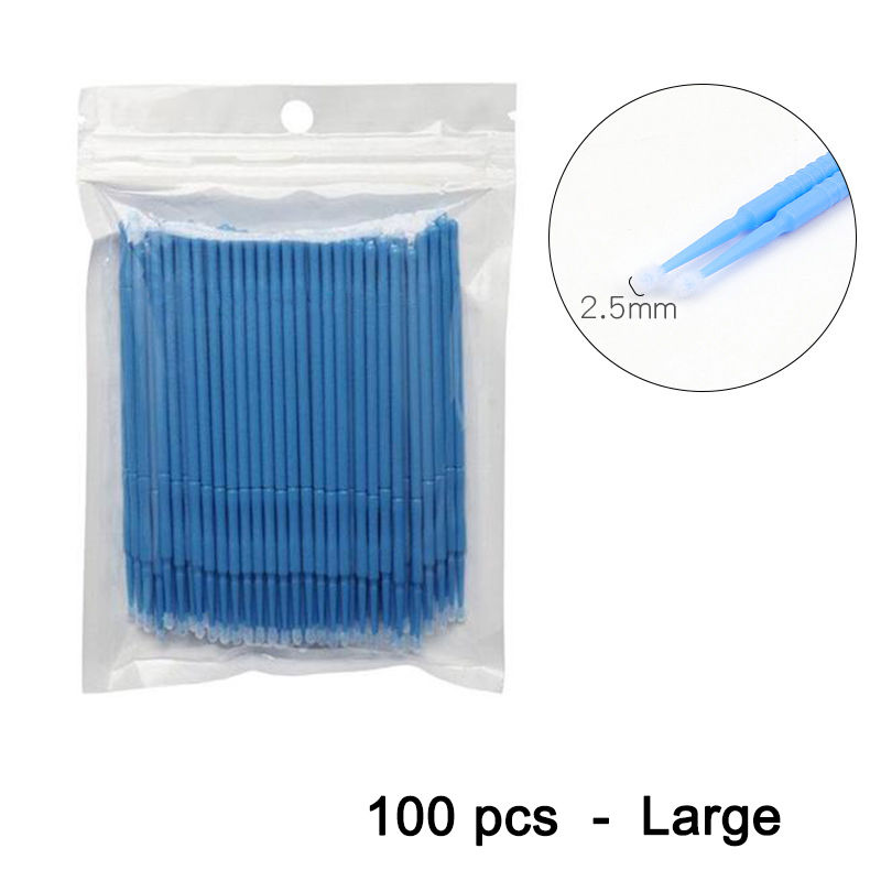 Thumbnail: 100pcs Car Touch Up Paint Micro Brush Fine Tip Black Purple Car Maintenance Tool