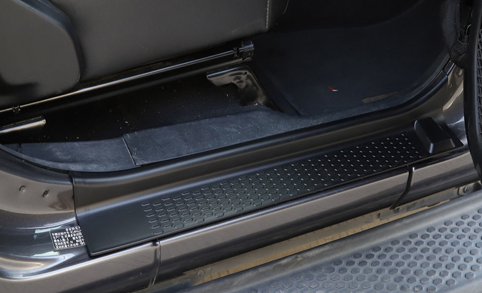Thumbnail: Car Door Sill Guards Scuff Plates Door Entry Guard Mat Protector Cover for Jeep