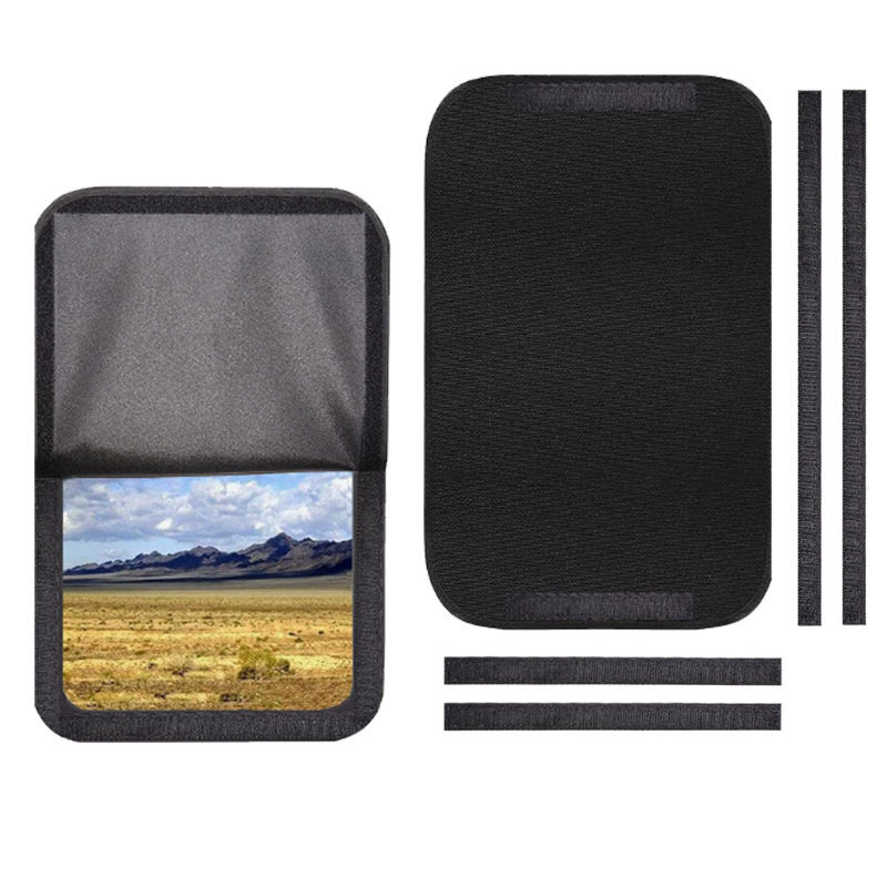 Black Sunshade for RV Motorhome Camper Caravan Window Cover Sheet Sun Blackout F