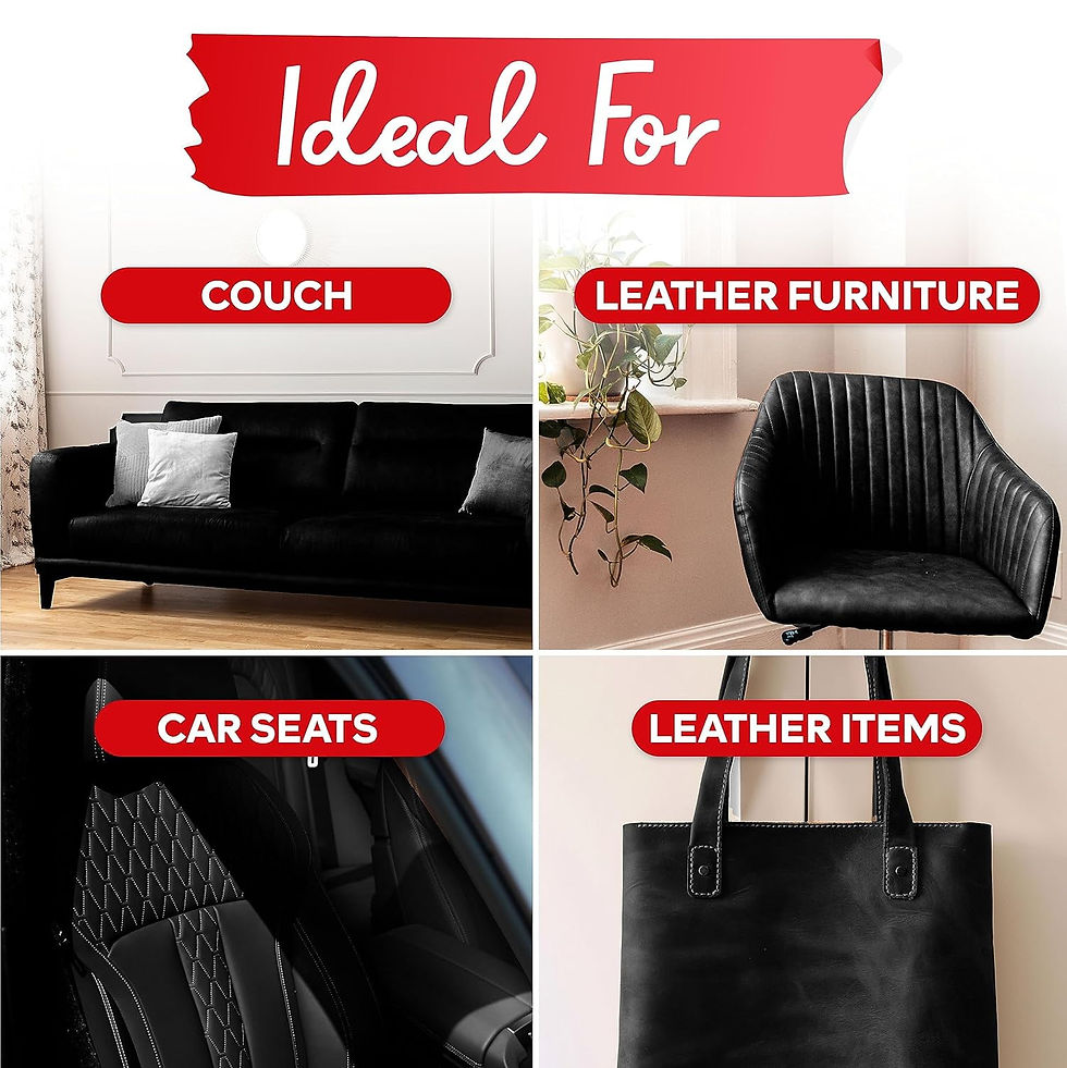 Thumbnail: XFasten Leather Tape, Black, 3" x 60 Inches, Repair Patch