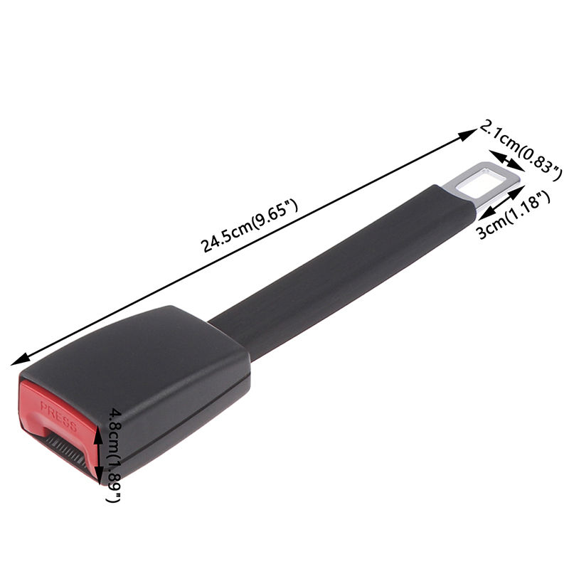 Thumbnail: 11" Raised Seat Belt Extenders Rigid Stem Safety Belts Extension