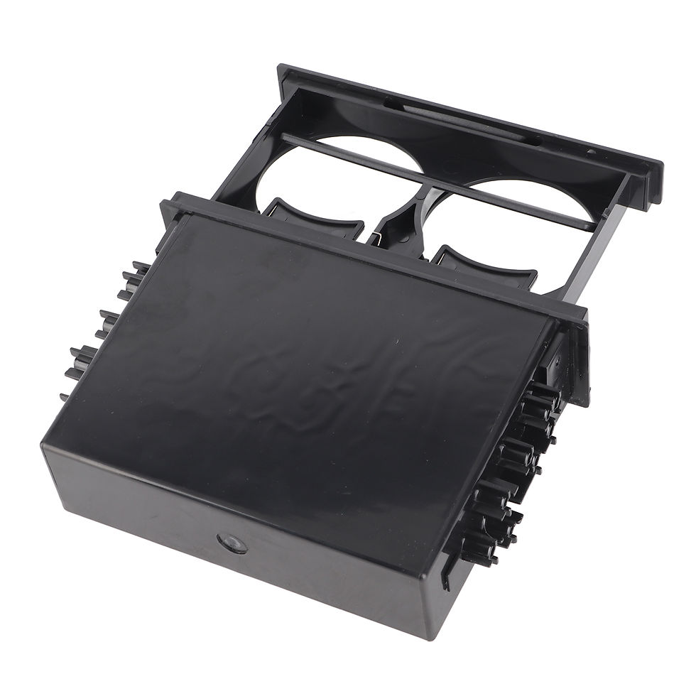 Thumbnail: Car Radio Stereo Storage Box Car Radio Cup Holder Black Single Din 2 in 1 for Or