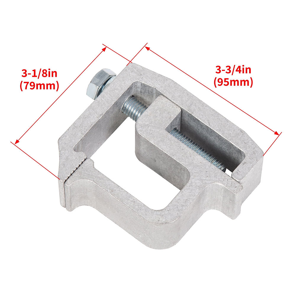 Thumbnail: Kojem 6 Pcs Truck Bed Clamps, Pickup Clamps Mounting Caps, Camper Shell, Fi..