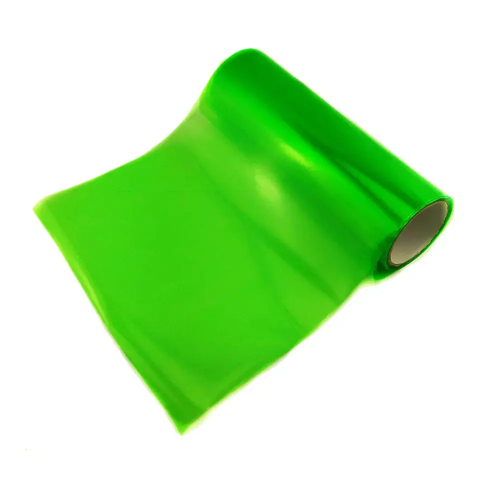 Thumbnail: 12 Inch X 48 Green Tint Film Trim Wrap For Headlight DRL Fog Light Universal Car