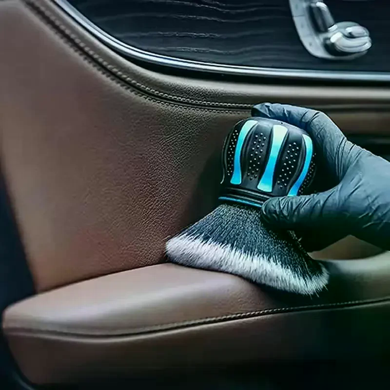 Thumbnail: 1PC Car Detailing Brushes Automobile Interior Soft Bristles Brush Air Vent Dust