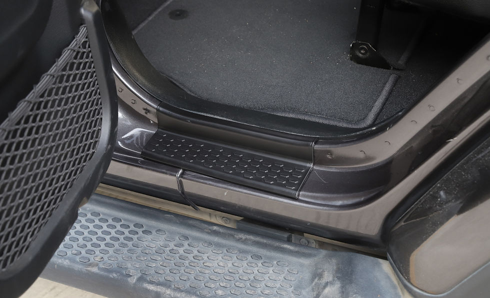 Thumbnail: Car Door Sill Guards Scuff Plates Door Entry Guard Mat Protector Cover for Jeep