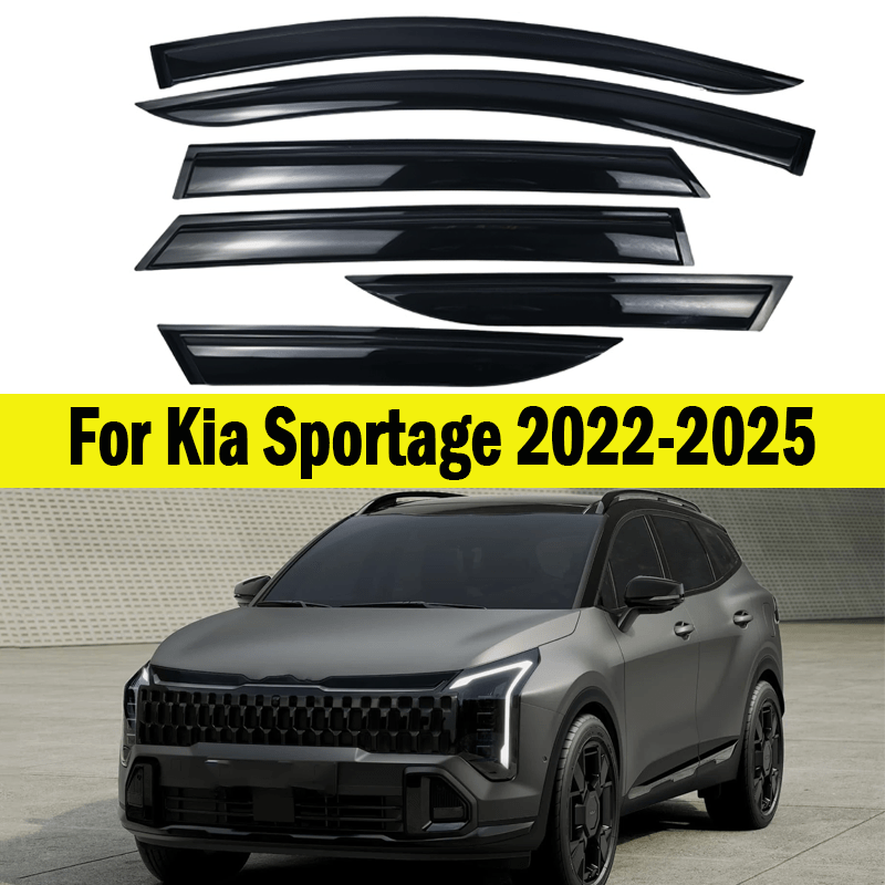 6pcs For Kia Sportage 2022-2025 Car Side Window Weathershield Window Vent Visor