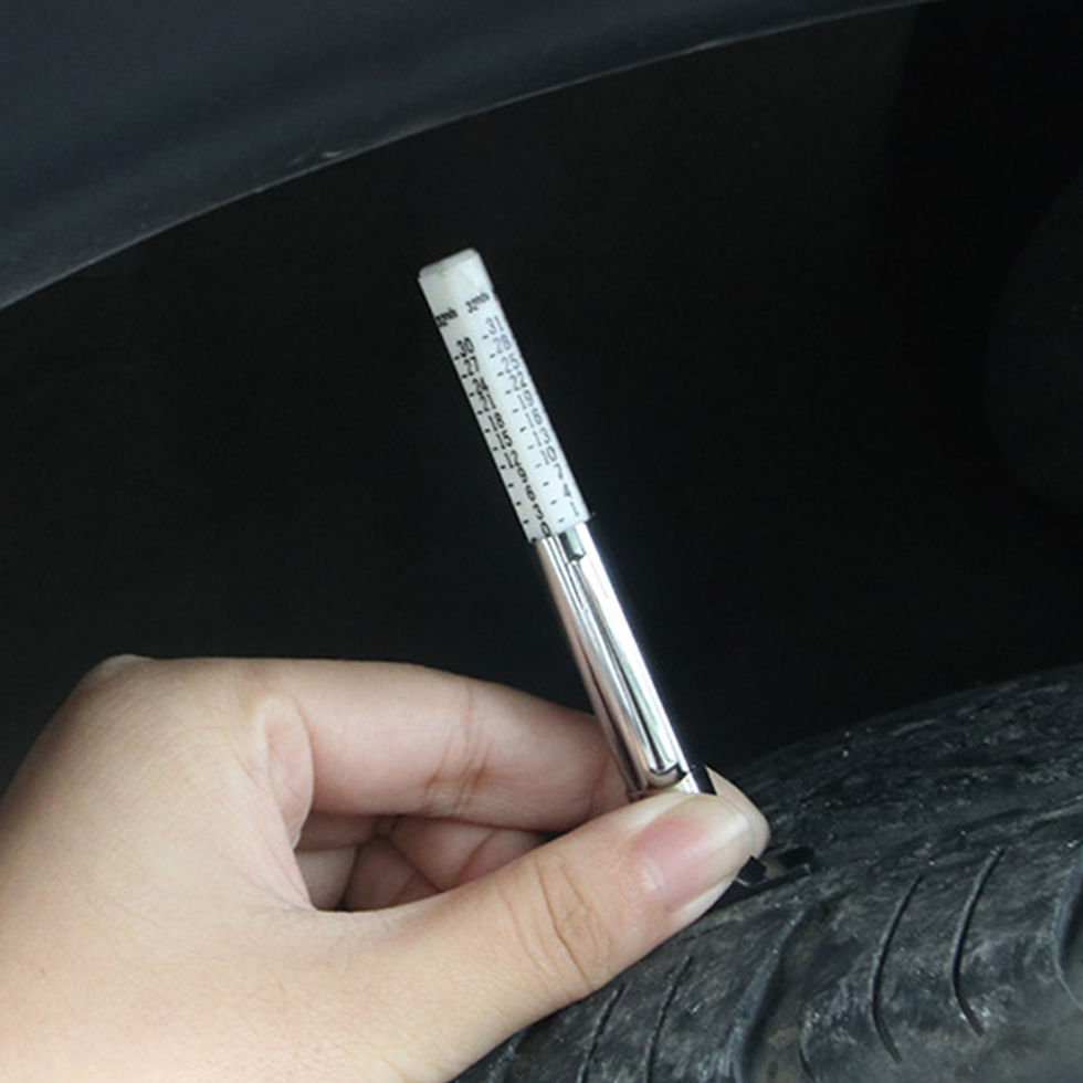 Thumbnail: EAFC Tyre Measuring Pen Color Coded Universal Tyre Tread Depth Measuring Tool Cy