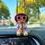 Thumbnail: Anime Pink Swing Duck Car Decoration Pendant Cute Auto Rearview Mirror Hanging O