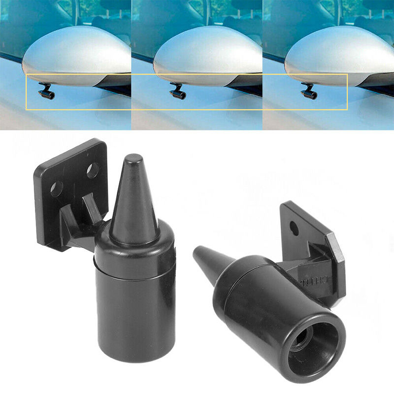 Thumbnail: 2PCS Ultrasonic Car Deer Animal Alert Warning Whistles Safety Sound Alarm Black