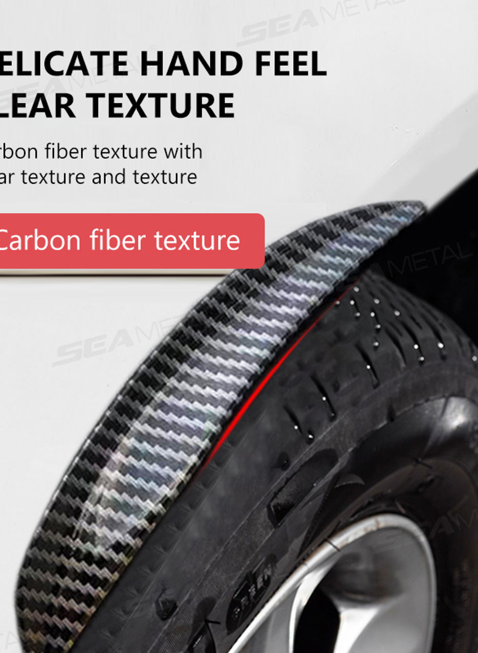 Thumbnail: SEAMETAL Car Wheel Arch Protector Flares Wing Expander Fender Anti Scratch Wheel