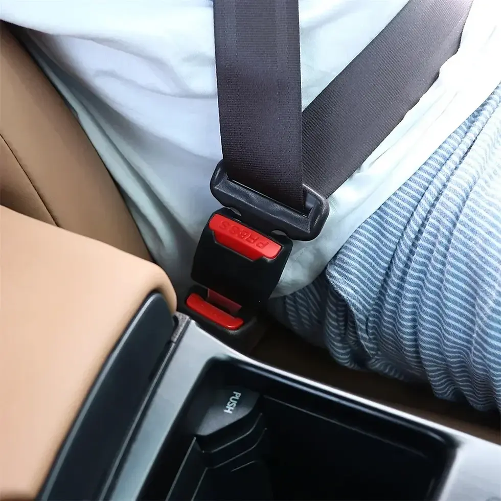 Thumbnail: 2PCS Car Seat Belt Clip Extension Plug Car Safety Seat Lock Buckle Seatbelt Clip