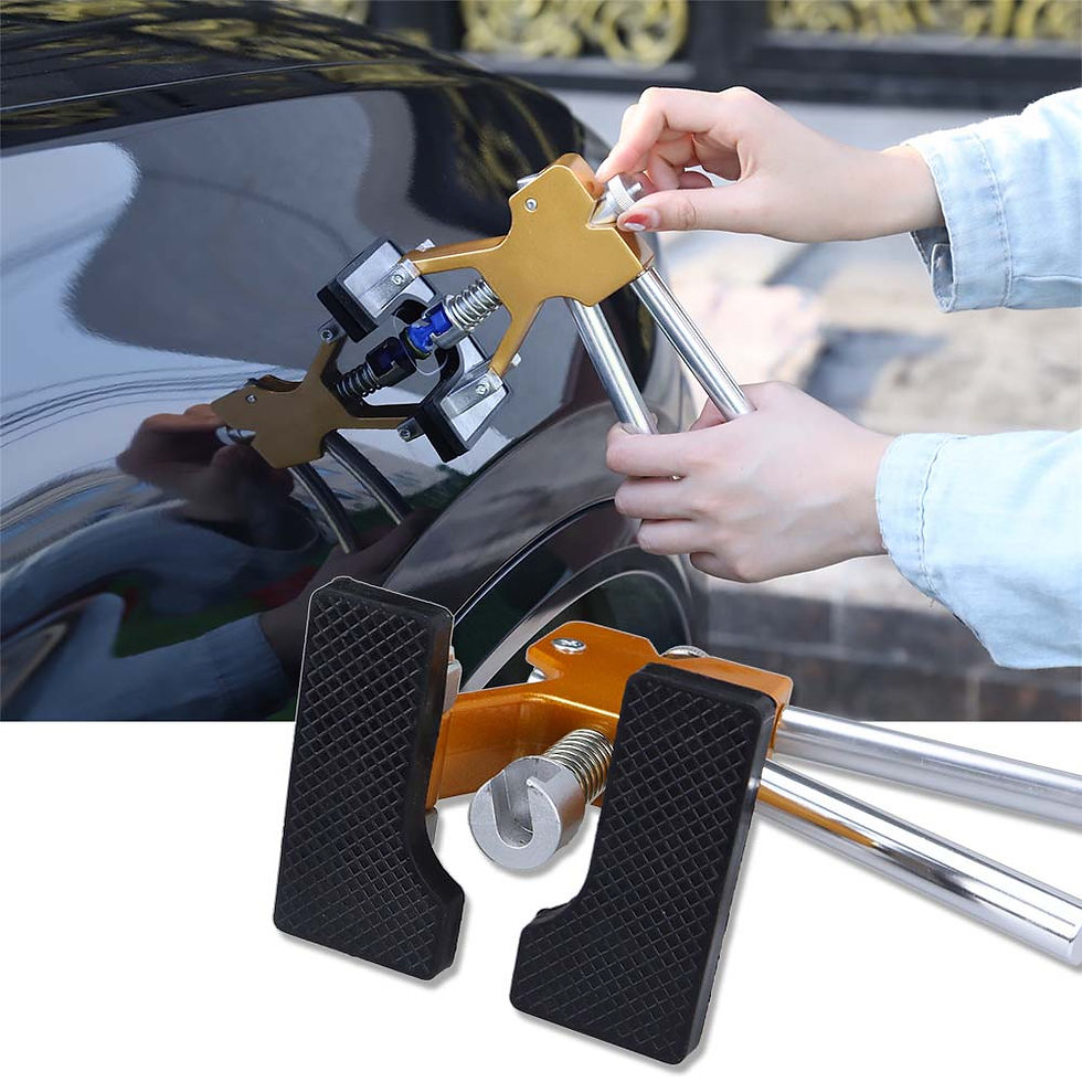 Thumbnail: Car Dent Puller Paintless Suction Cup Lifter Repair Tools Kit Auto Body Dent Rem