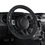 Thumbnail: Auto Drive Black Leopard Faux Leather Steering Wheel Cover, Universal Fit