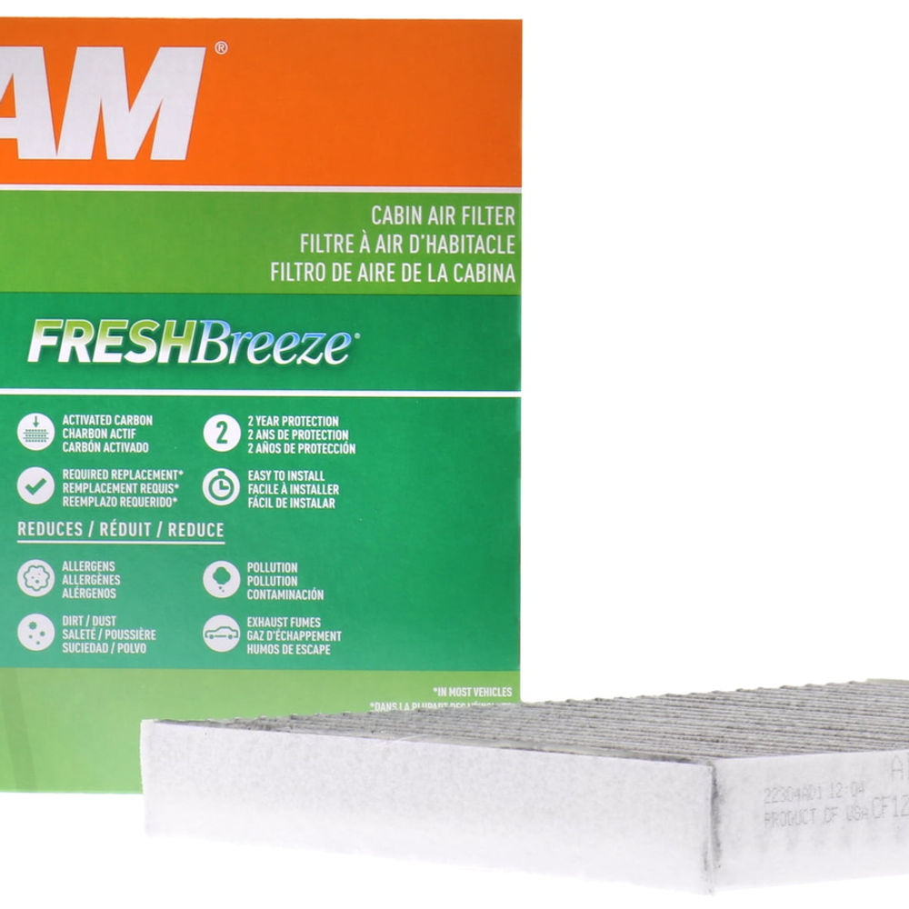 FRAM Fresh Breeze Cabin Air Filter CF12161 with Arm & Hammer Baking Soda, f..